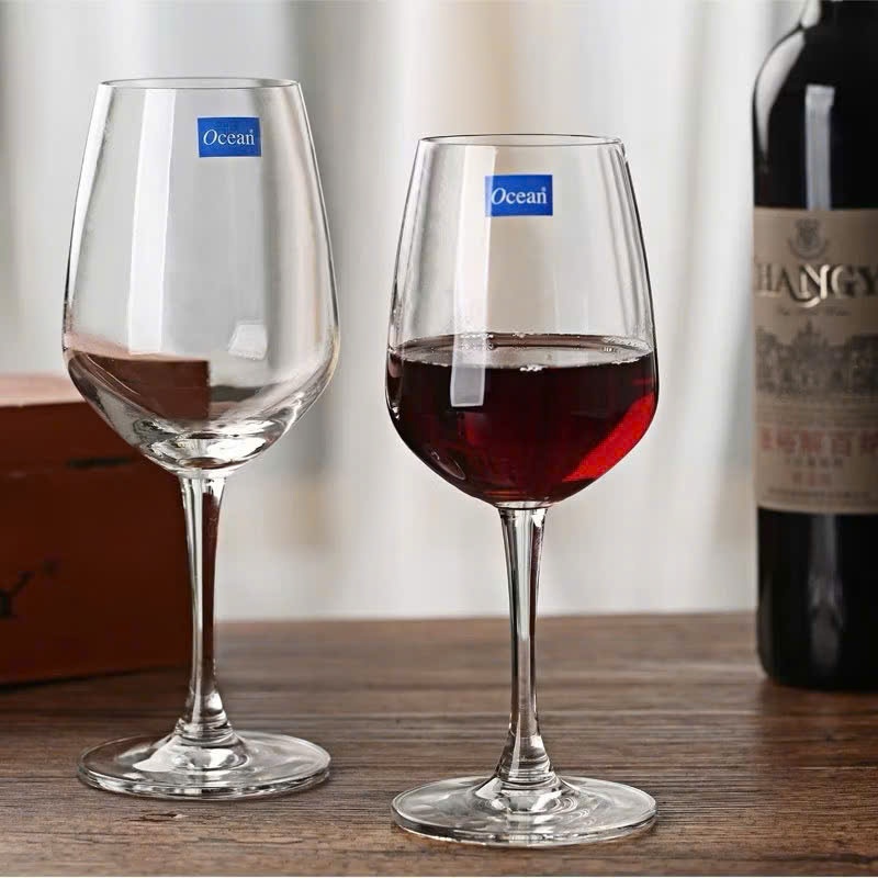Đại lý ocean  Bộ 6 Cốc Ly rượu vang thủy tinh thái lan uống vang đỏ Ocean 530R16 dung tích 470ml