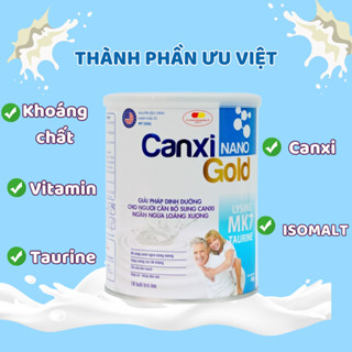 Sữa bổ sung Canxi Nano Gold - Hỗ trợ xương khớp cho người già loãng xương 1 hộp 400g