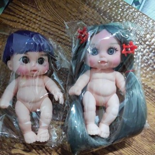2 doll búp bê 1 trai +1 gái 5ink ngẫu nhiên mầu mặt và màu tóc
