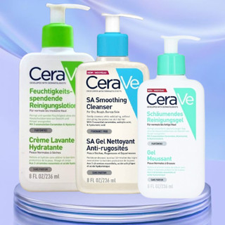  Sữa rửa mặt Cerave dành cho da dầu và da thường chính hãng 236ml 