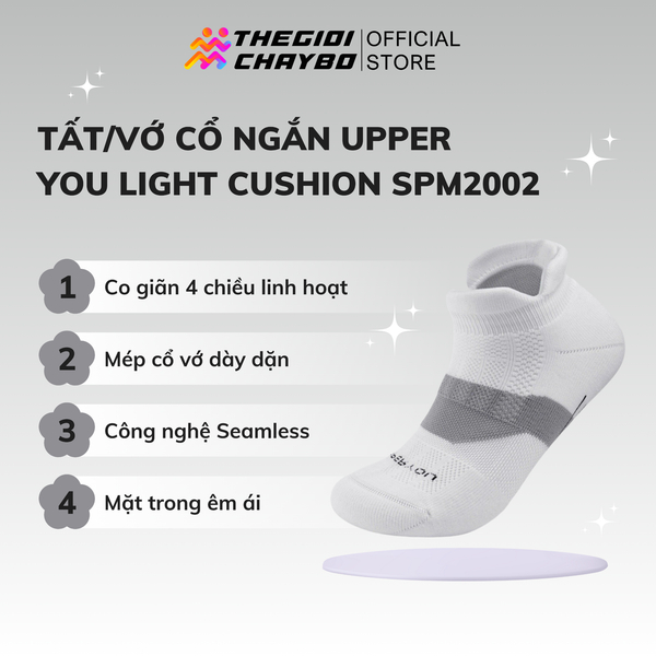 Tất/Vớ Cổ Ngắn Upper You Light Cushion SPM2002