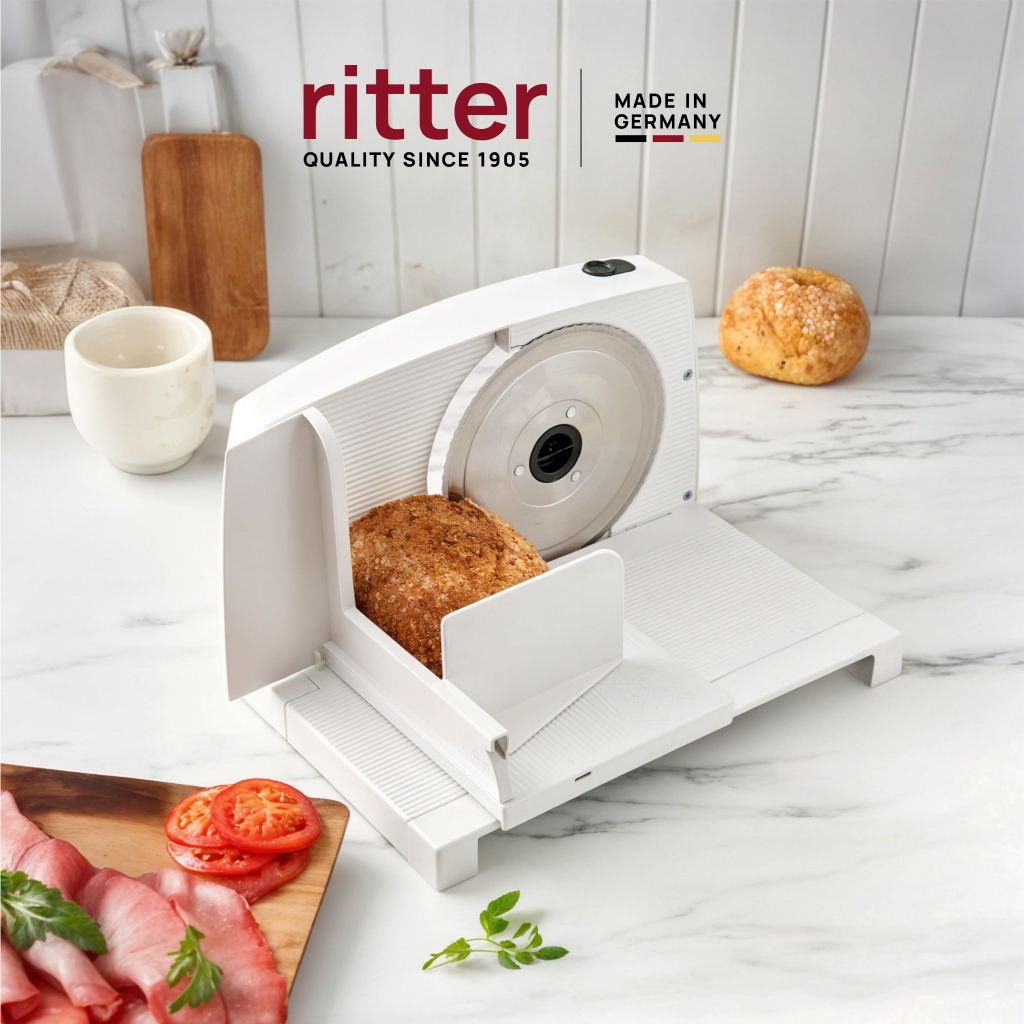 Máy Thái Lát bánh mì, trái cây, rau củ Ritter 501.009 Orbis 1 - Nhập khẩu Đức & EU