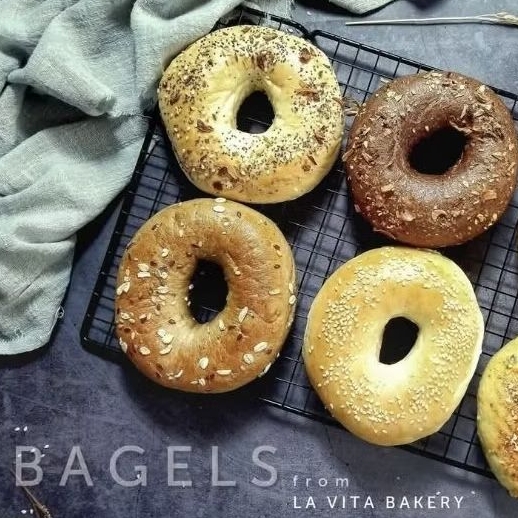 Bánh Bagel Lẻ 1 Cái - Bánh Mì Vòng Lẻ Các Loại