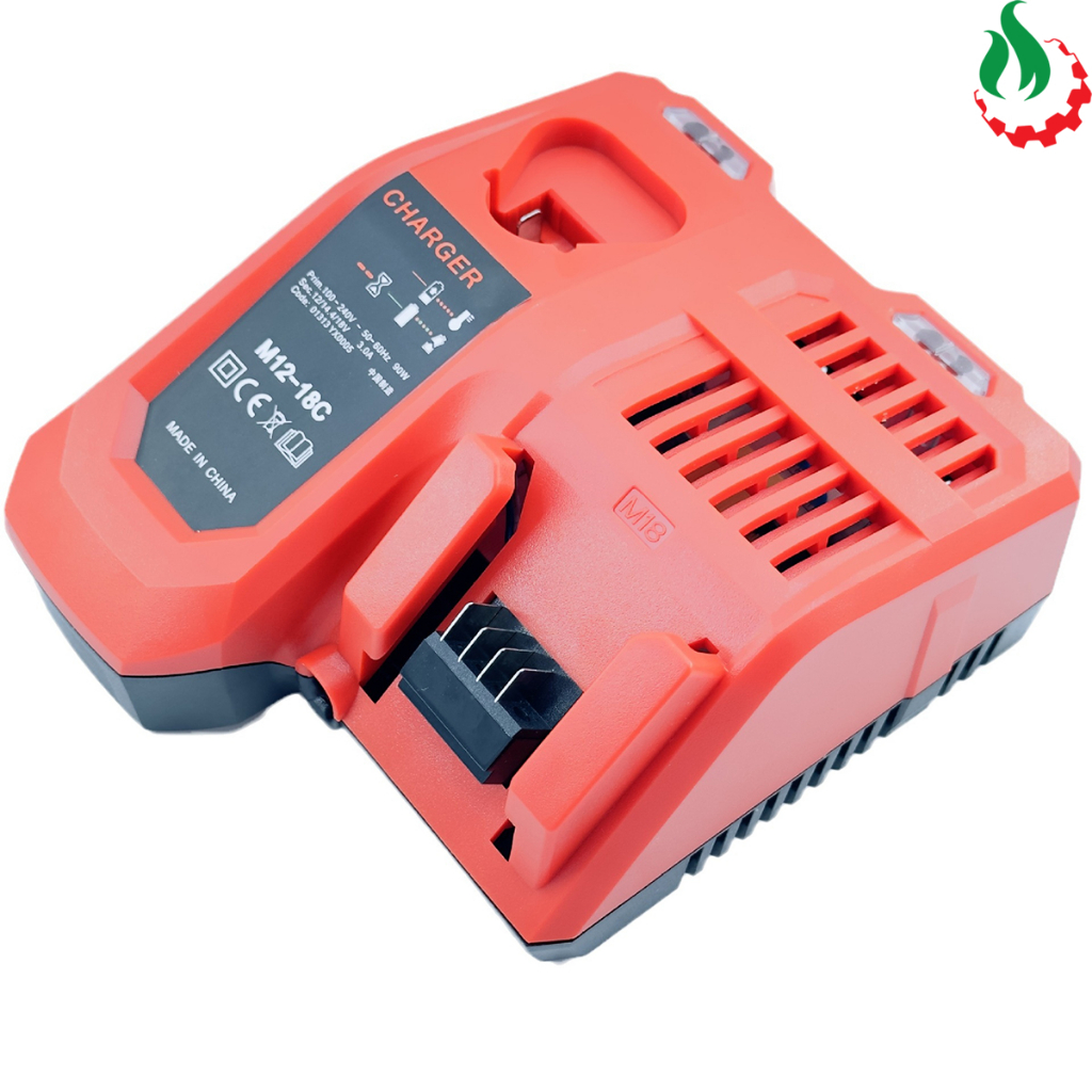 Sạc pin MILWAUKEE 12V-18V M12-18C Li-ion nhận mạch zin