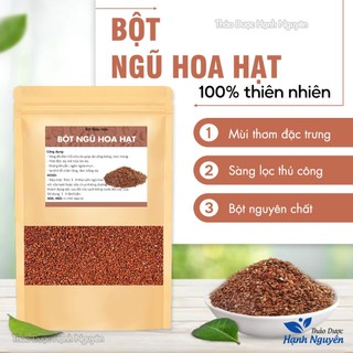 Bột ngũ hoa hạt 500g, hạt đình lịch khô, mặt nạ ngũ hoa giúp sáng da, ngừa mụn, mờ thâm