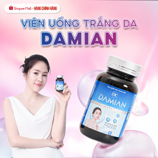 Viên Uống Trắng Da Damian Chứa Glutathione Giúp Trắng Da, Căng Bóng, Mờ Thâm Nám, Tàn Nhang, Sau 1 Liệu Trình