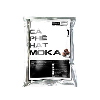 Cà phê Milano loại cà phê hạt Moka 1kg