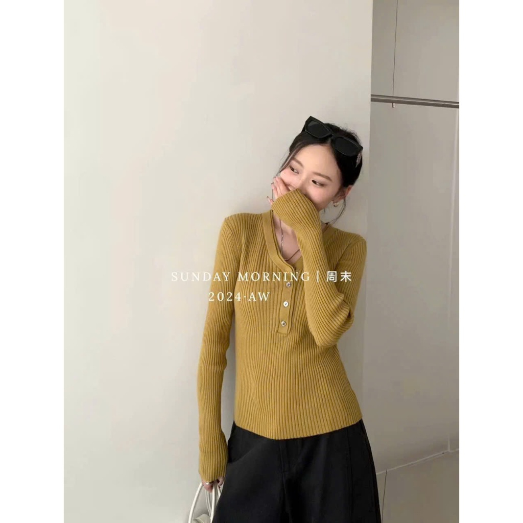 ÁO LEN TAY DÀI 3248 - 𝗕𝗘𝗙𝗢𝗥𝗘 𝗦𝗨𝗡𝗦𝗘𝗧
