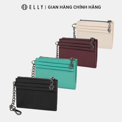 Ví nữ cao cấp da thật ELLY EV92 ví cầm tay đựng thẻ tiền chính hãng