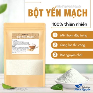Bột yến mạch 500g, nguyên chất, thơm, mịn, bột đắp mặt dưỡng trắng da, giảm mụn, chống lão hoá