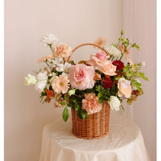 Giỏ mây PP đan Thủ công siêu dày dặn dùng cắm hoa, đựng đồ - Giỏ Trụ cao