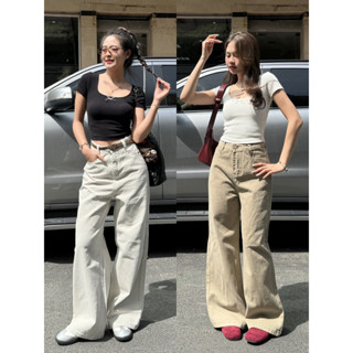 [RÁCH STORE] Quần Culottes Jean QC - 3216 - Trơn - Đai To