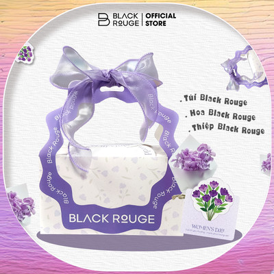 [GIFT] Set quà tặng người yêu kèm hộp, hoa và thiệp, không kèm son Black Rouge  "không kèm son"