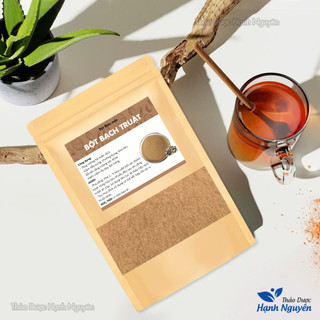 Bột bạch truật 100g, nguyên chất, thơm mịn, đắp mặt, pha uống, tốt cho tiêu hóa - Thảo Dược Hạnh Nguyên