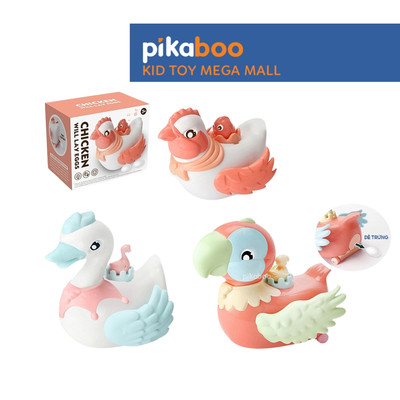 Đồ chơi con vật đẻ trứng Pikaboo, thiết kế mới lạ con vật ngỗ nghĩnh và đèn sáng bắt mắt cho bé