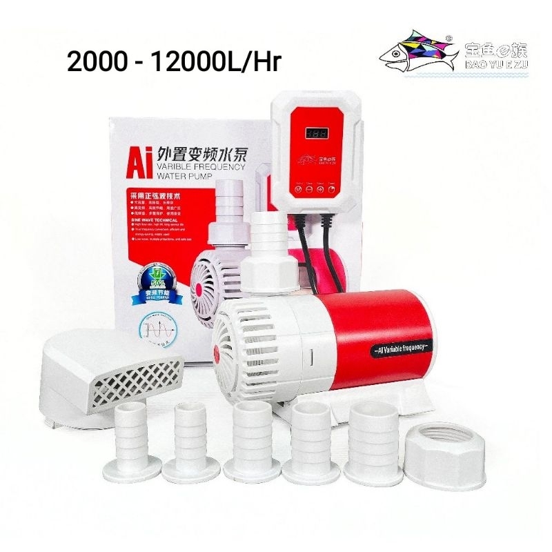 Máy bơm Baoyu BY-F2000 đến BY-F12000 có phụ kiện hút đáy, nhiều lựa chọn công suất