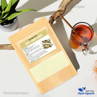 Bột cam thảo 100g, nguyên chất, thơm mịn, dùng đắp mặt nạ, dưỡng trắng da, giảm mụn, mờ thâm nám
