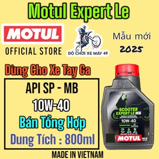  Dầu Nhớt Xe Tay Ga Motul Scooter Expert LE 10W40 0,8L 