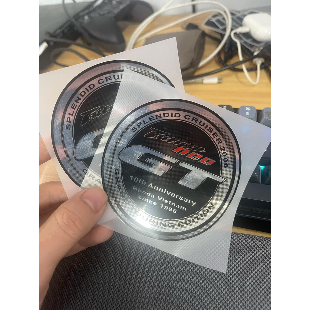 Tem Future neo GT 2006 Chất liệu Crom - 1 bộ 2 miếng