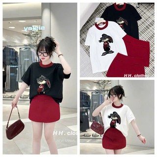 Áo Thun Nữ, Áo Thun Thỏ Đeo Kính Đính Đá Cực Ngầu Chất Siêu Đẹp In Hình Chất Mịn Mát Không Xù về hàng siêu chất Siêu Đẹp
