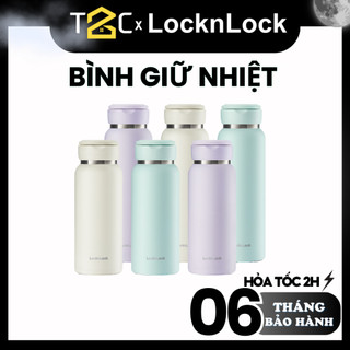  Bình Giữ Nhiệt LocknLock 650ML-800ML Sling Ring Có Quai Xách Cute Màu Pastel LHC4321-4322 T2C 
