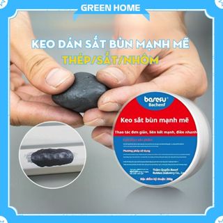 Keo Bùn Sắt Hàn Kim Loại Siêu Bám Dính Siêu Cứng, Keo Dán Sắt Nhựa Chống Thấm Chịu Nhiệt Độ Cao Green Home - KDS02