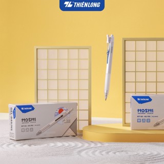 Bút gel cao cấp Hoshi Thiên Long GEL-049/HS, cơ cấu bấm chuẩn Nhật Bản, đệm cầm tay êm ái