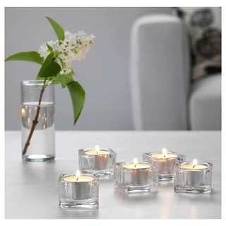 Set 5 đế nến thủy tinh GLASIG