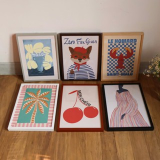 [HÀNG CAO CẤP] Khung Ảnh A3 30x42 cm Gỗ Sồi, Khung Tranh Treo Tường Màu Đen, Nâu, Tự Nhiên, Trắng, Đỏ, Xám | Mia Home