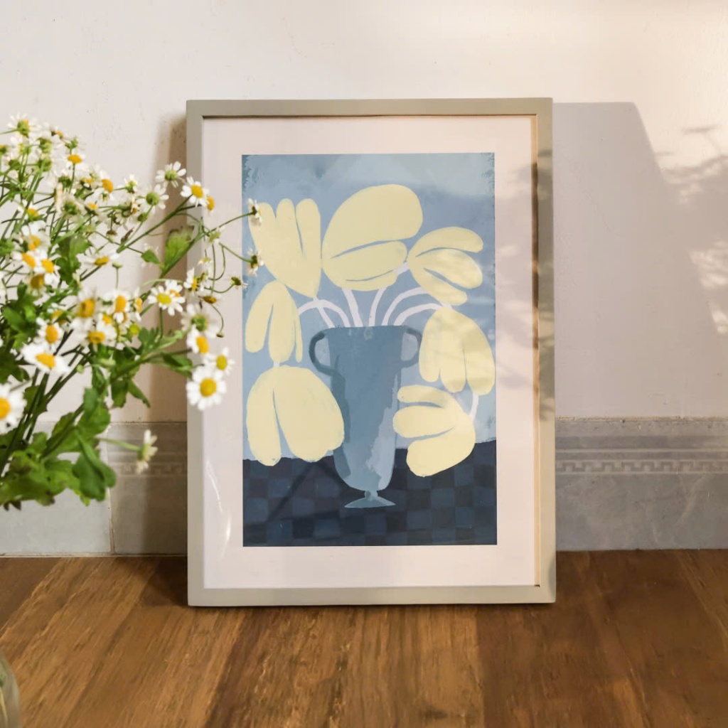 [HÀNG CAO CẤP] Khung Tranh, Khung Ảnh Gỗ Sồi Màu Xám A4, A3, A2, A5 21x30 40x60 30x42 Mia Home