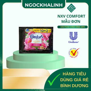  Nước xả vải Comfort mẫu đơn gói 18ml   1 dây 10 gói  