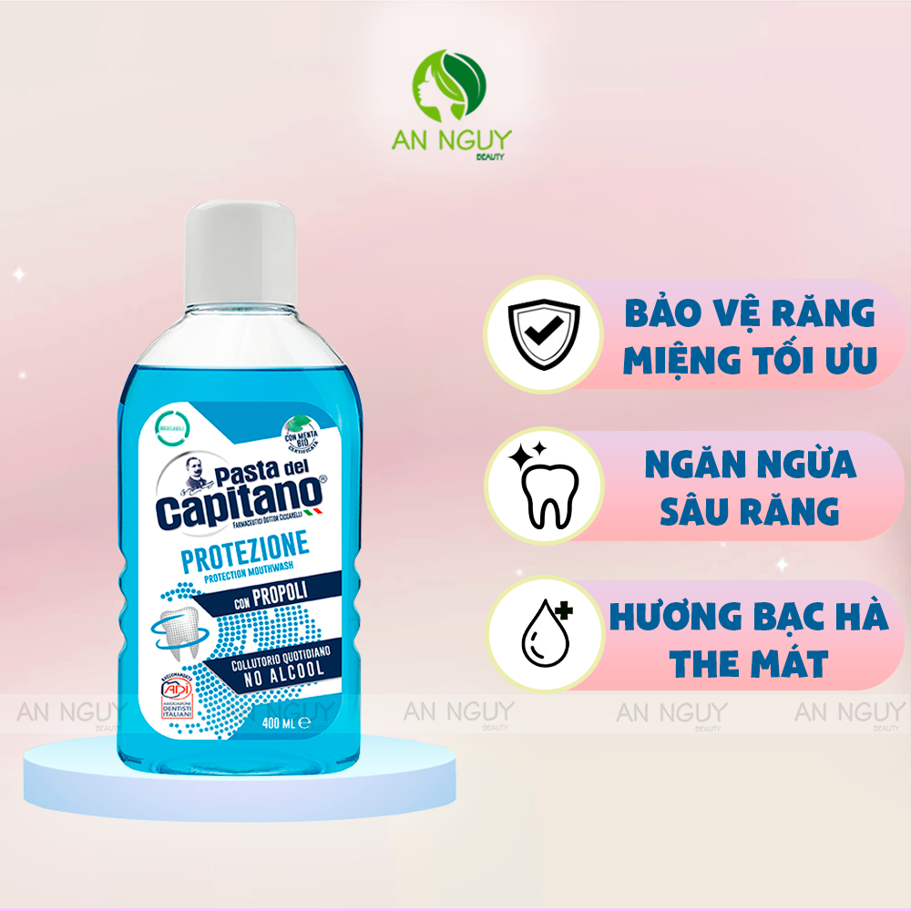 Nước Súc Miệng Pasta Del Capitano 400ml