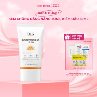Kem chống nắng nâng tone kiềm dầu Dr.G Brightening Sun+ SPF50+PA++++ 50ml - Skin Studio