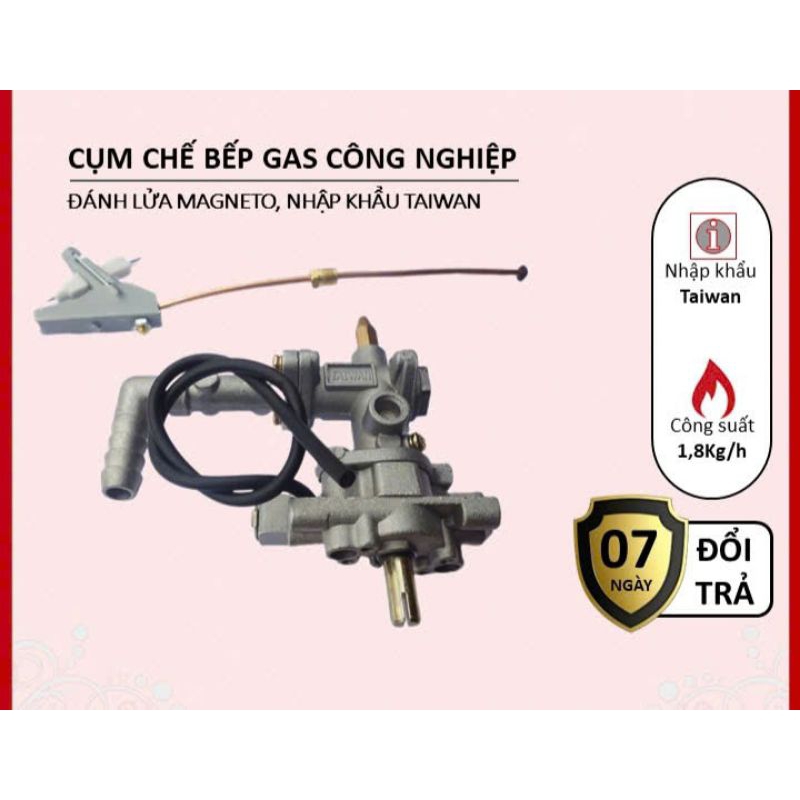 Cụm chế đánh lửa bếp ga công nghiệp