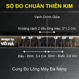 Cung Đo Lông Mày Loại Đẹp, Chỉ Nhỏ Siêu Mảnh, Siêu Dai