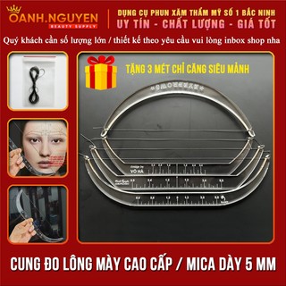 Cung Đo Lông Mày Loại Đẹp, Chỉ Nhỏ Siêu Mảnh, Siêu Dai
