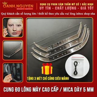 Cung Đo Lông Mày Loại Đẹp, Chỉ Nhỏ Siêu Mảnh, Siêu Dai