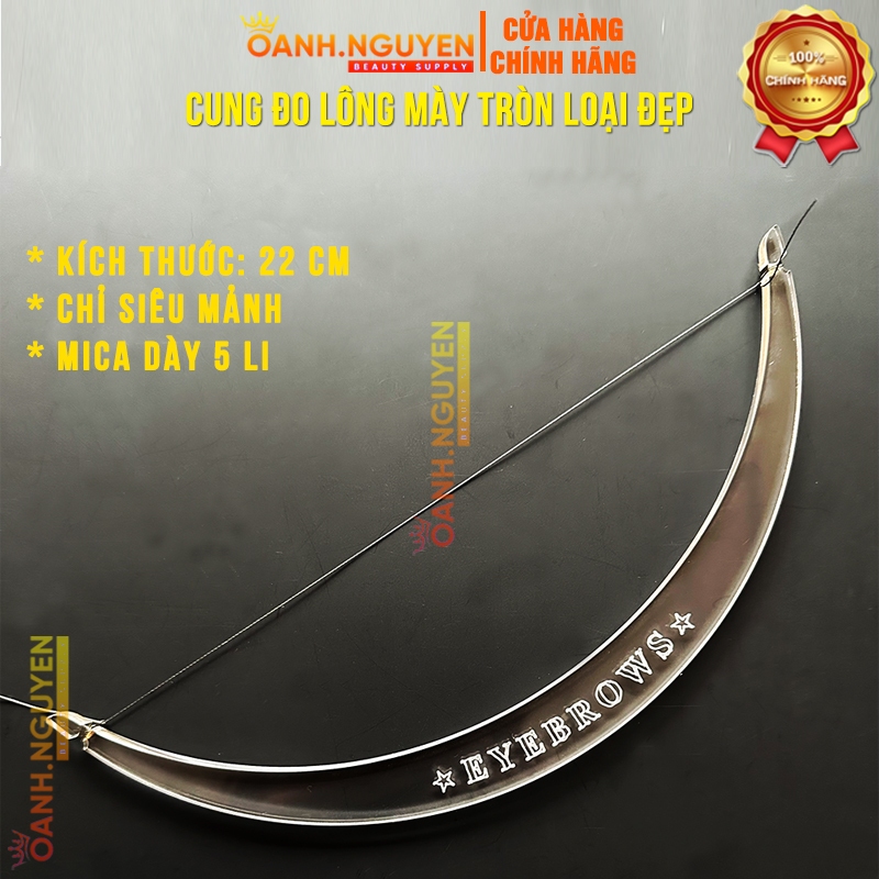 Cung Đo Lông Mày Loại Đẹp, Chỉ Nhỏ Siêu Mảnh, Siêu Dai