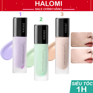  Kem lót trang điểm Zeesea 30ml chính hãng giúp kiềm dầu nâng tone tự nhiên mỏng nhẹ cấp ẩm cho da 