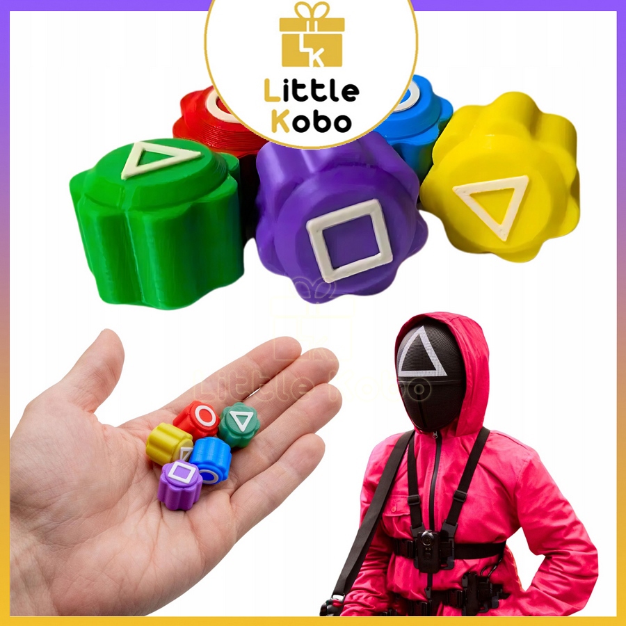 Trò Chơi Gonggi Squid Game Thảy Đá Trò Chơi Con Mực Squid Game Gong Gi Stone Stones Đồ Chơi Trẻ Em