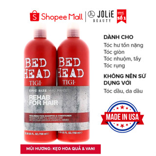 Dầu Gội Xả Tigi Đỏ Bed Head Phục Hồi Cấp Độ 3 750ml