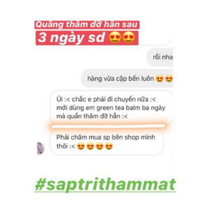 Sáp trà xanh dưỡng mắt
