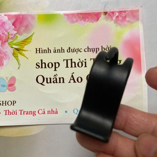 Set 2 Kẹp tóc gấp tóc 3 răng 5 răng dài 4,5cm 5cm màu đen loại 2 - 35rangđen