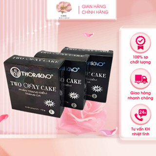 Phấn phủ trang điểm trắng da 9g Thorakao, phấn giúp kiềm dầu dưỡng da trắng hồng tự nhiên