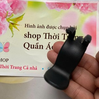 Set 2 Kẹp tóc gấp tóc 3 răng 5 răng dài 4,5cm 5cm màu đen loại 2 - 35rangđen