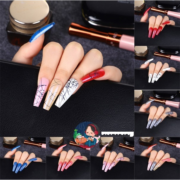 [ TC ] Móng SỢI TÓC - Form Thang & Thang Xtra BST Trơn Màu KM