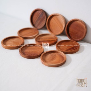 Lót ly gỗ tròn-Lót ly bằng gỗ tự nhiên
