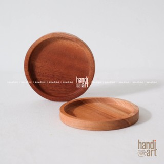 Lót ly gỗ tròn-Lót ly bằng gỗ tự nhiên