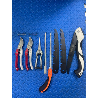 Bộ Dụng Cụ Làm Vườn 8 Món Thép SK5 gồm kéo cắt cành kéo tỉa cưa gấp gọn cưa lách và lưỡi thay thế 