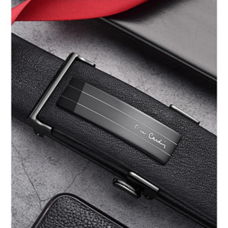 Thắt Lưng Nam Cao Cấp, Dây Nịt Nam Hàng Hiệu PIERRE CARDIN Luồn Trong Giấu Dây VIP129 Da Bò Nguyên Tấm, Khóa Tự Động VIP